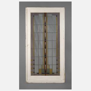 Schiebetür mit Bleiglas