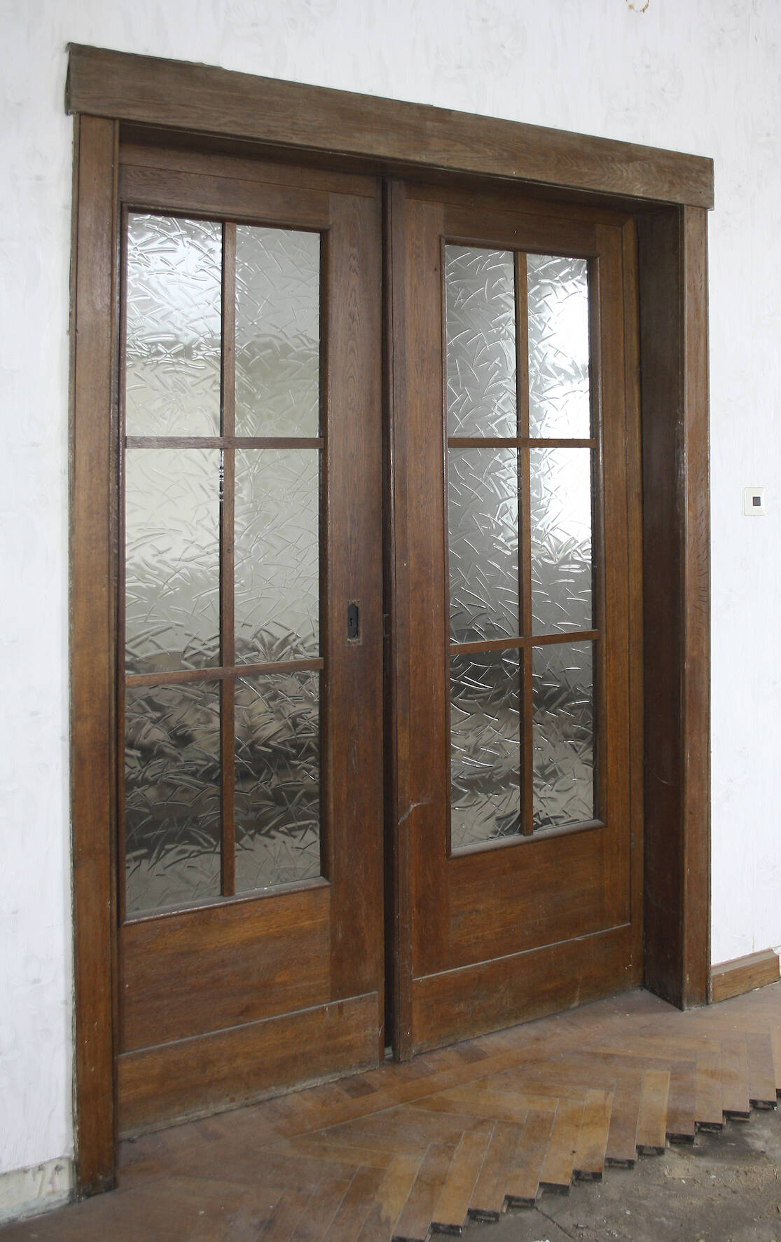 Schiebetür mit Zarge und Mechanik