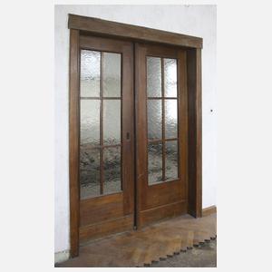 Schiebetür mit Zarge und Mechanik