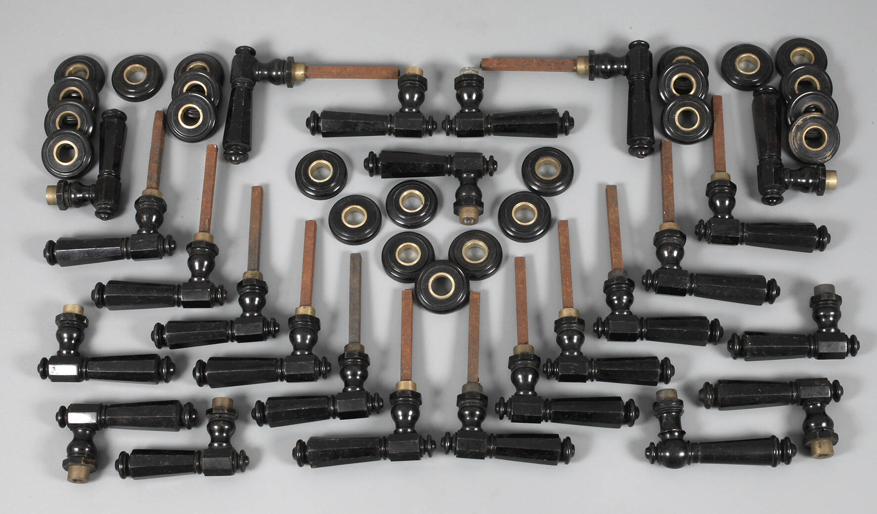 Konvolut Türgriffe Art déco