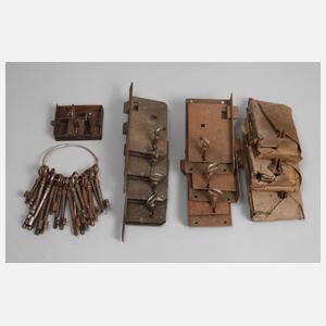 Konvolut Schlösser und Schlüssel
