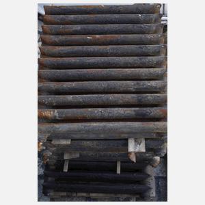 Sieben Heizkörper Jugendstil