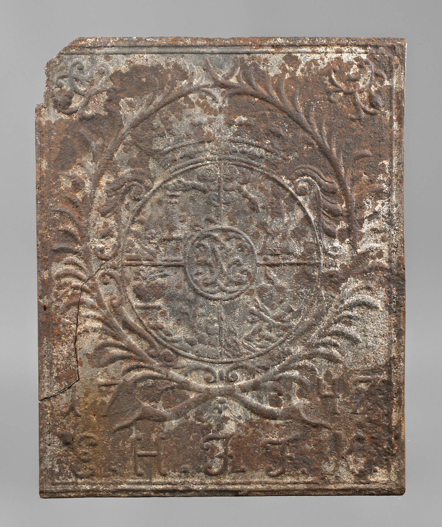 Kaminplatte Eisenguss