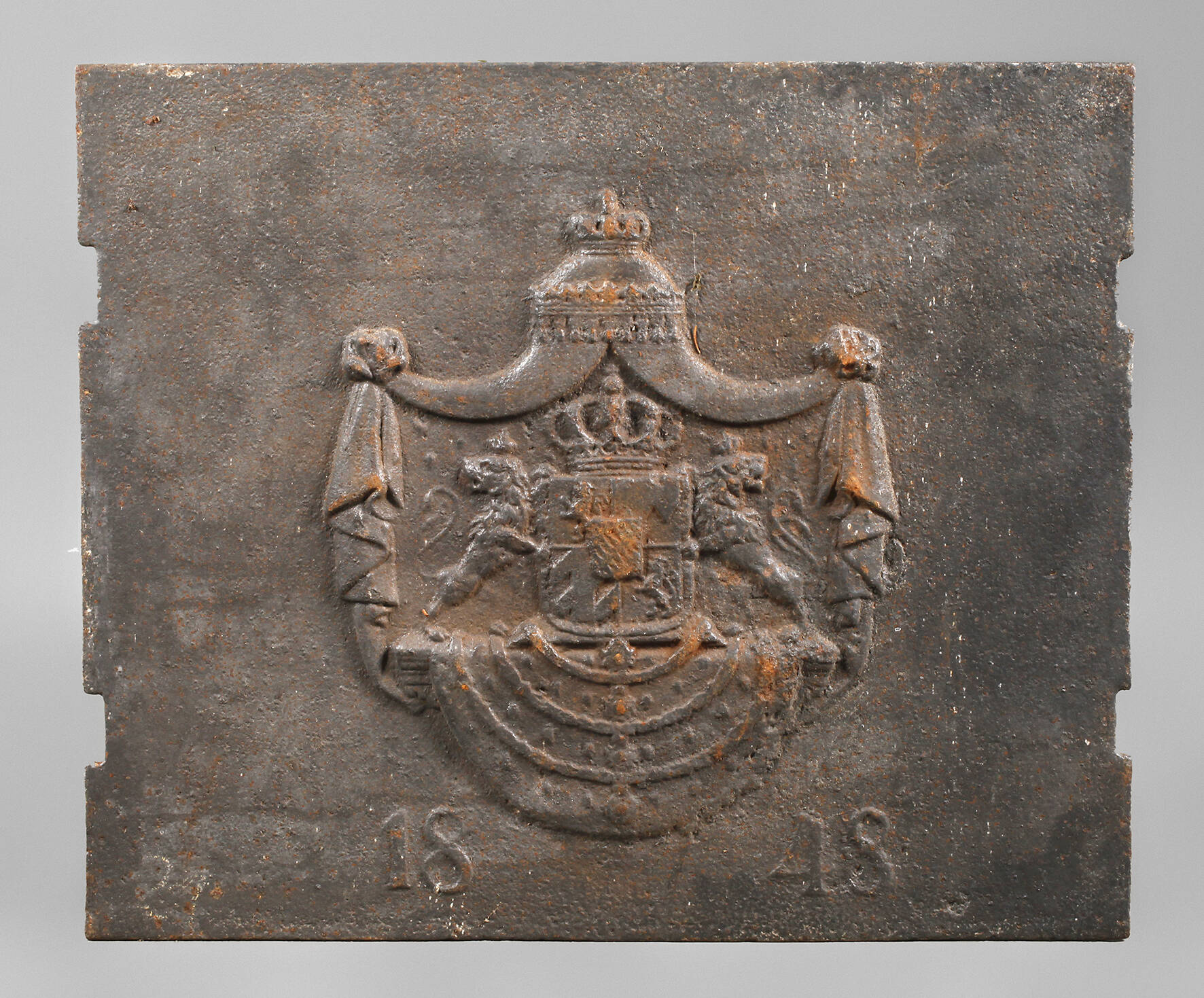 Kaminplatte Eisenguss