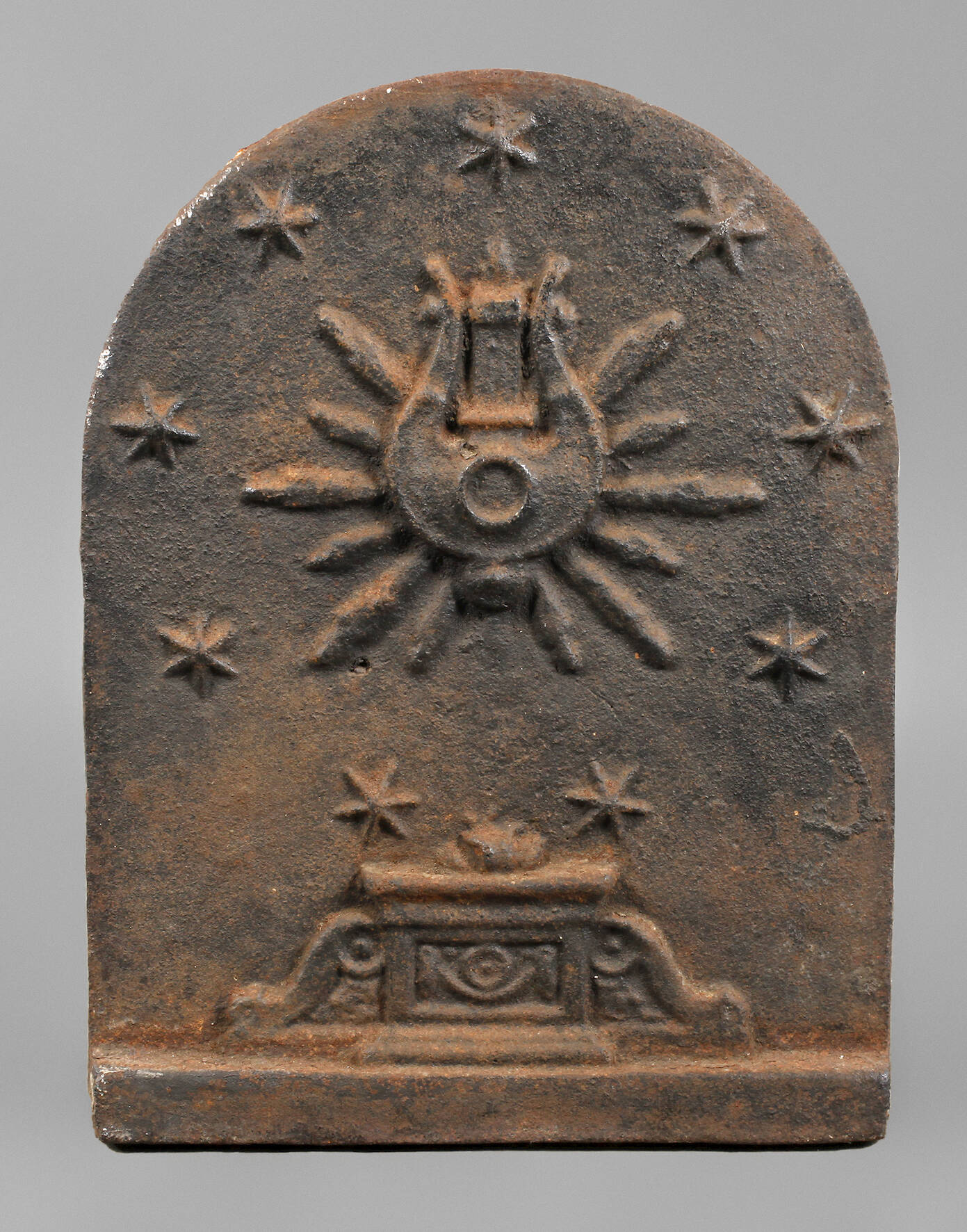 Kaminplatte Eisenguss