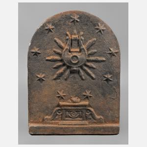 Kaminplatte Eisenguss