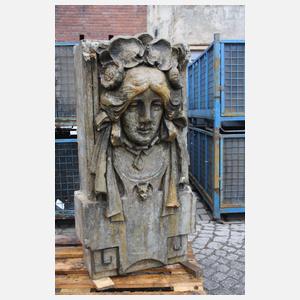 Großes Fassadenelement Jugendstil