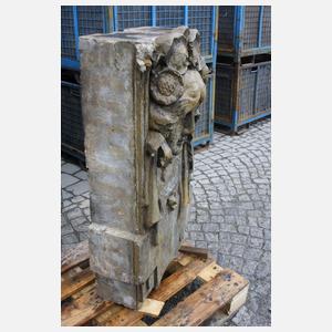 Großes Fassadenelement Jugendstil