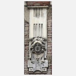 Großes Fassadenelement Jugendstil