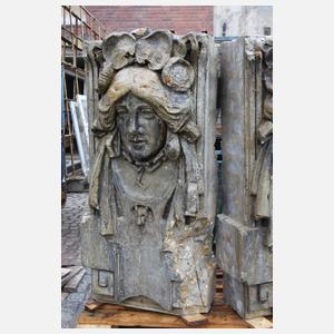 Großes Fassadenelement Jugendstil