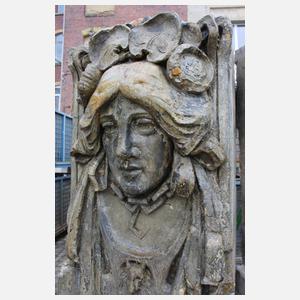 Großes Fassadenelement Jugendstil