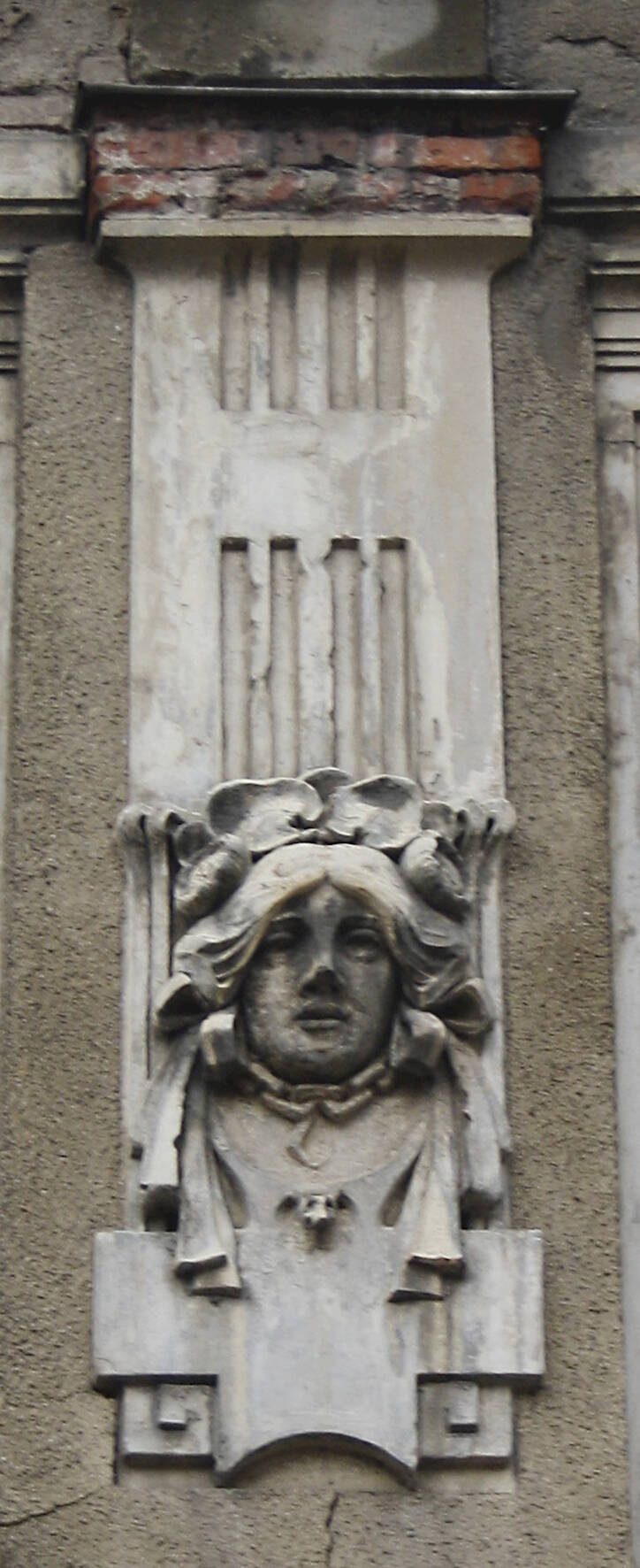 Großes Fassadenelement Jugendstil
