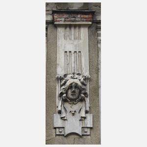 Großes Fassadenelement Jugendstil