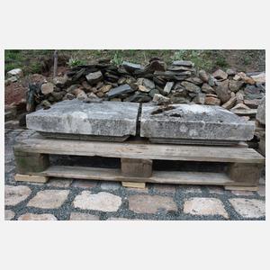 Paar Säulenabdeckungen