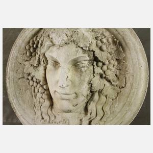 Bacchus Steingussplatte