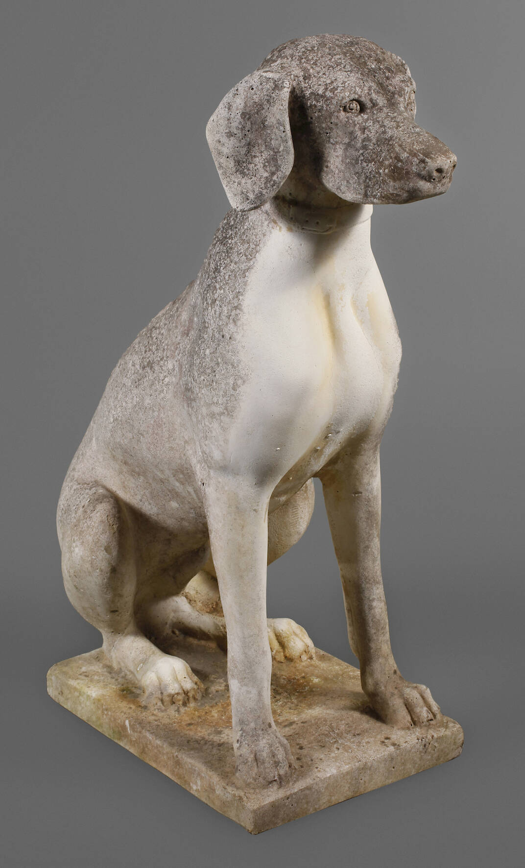 Gartenskulptur Jagdhund