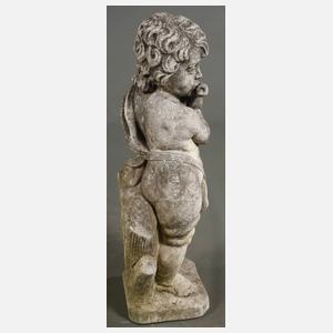 Gartenskulptur Putto