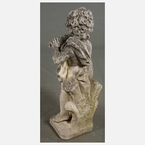 Gartenskulptur Putto