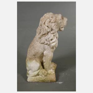 Gartenskulptur Löwe