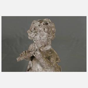 Gartenskulptur Putto