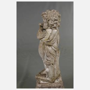 Gartenskulptur Putto