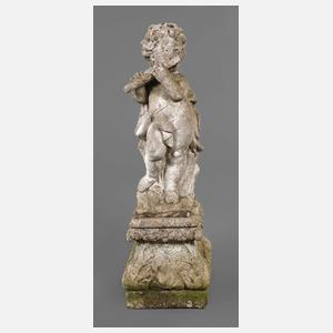 Gartenskulptur Putto
