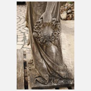 Lebensgroße Marmorfigur Kalliope