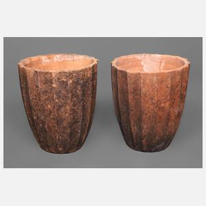 Paar Pflanzgefäße Art déco