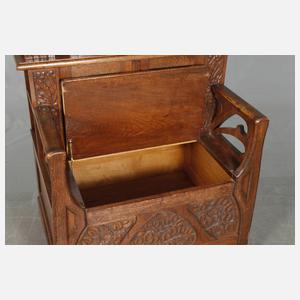 Truhenbank Jugendstil