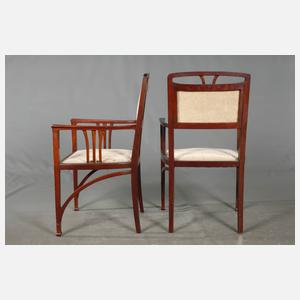 Drei Stühle Jugendstil