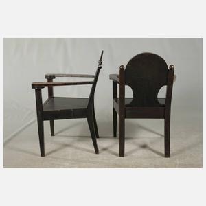 Heinrich Vogeler, Paar Armlehnstühle