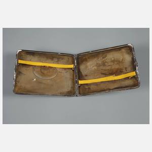 Zigarettenetui mit Pferdemotiv