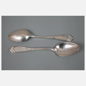 Acht Mokkalöffel Hugo Leven