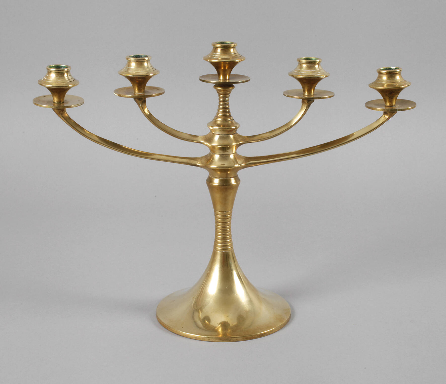 Fünfflammiger Leuchter Bruno Paul attr.