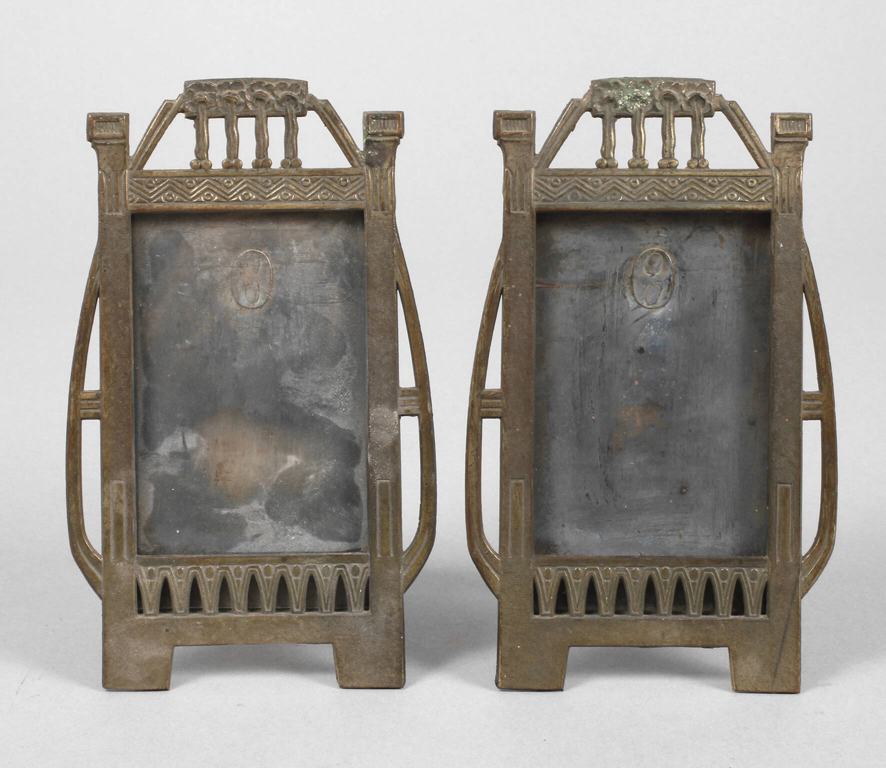 Paar Tischrahmen Jugendstil