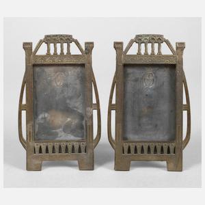 Paar Tischrahmen Jugendstil