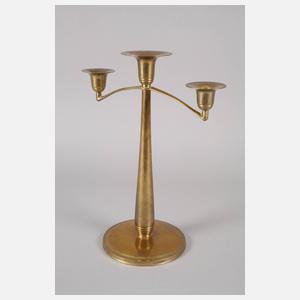 Bruno Paul dreiflammiger Tafelleuchter