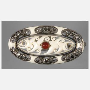 Theodor Fahrner, Jugendstilbrosche