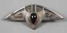 Jugendstilbrosche mit Granat