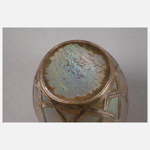 Loetz Wwe., Vase mit Silberoverlay