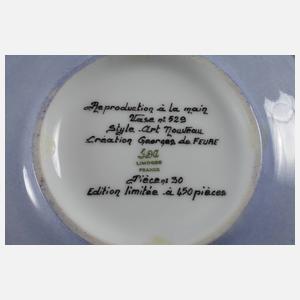 Limoges Reliefvase Georges de Feure