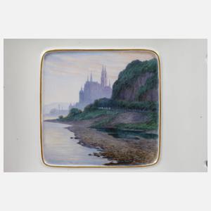 Meissen kleine Ansichtenschale Albrechtsburg