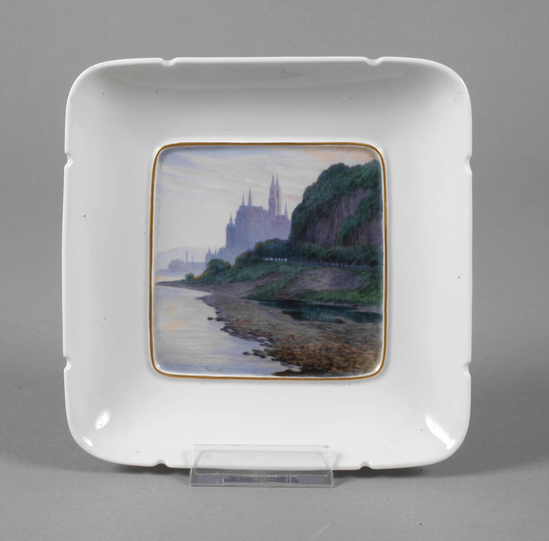 Meissen kleine Ansichtenschale Albrechtsburg