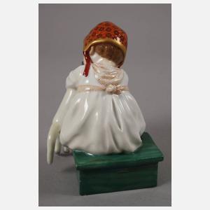 Meissen "Kind mit Katze im Arm"