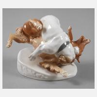 Meissen "Collie und Bulldogge, kämpfend"111