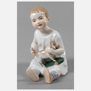 Meissen "Kind mit Holzschaf"