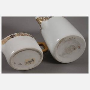 Nymphenburg drei Kannen Adelbert Niemeyer