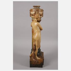 Goldscheider Paar übergroße Dekorationsfiguren