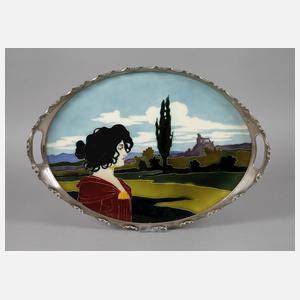 J. v. Schwarz großes Tablett