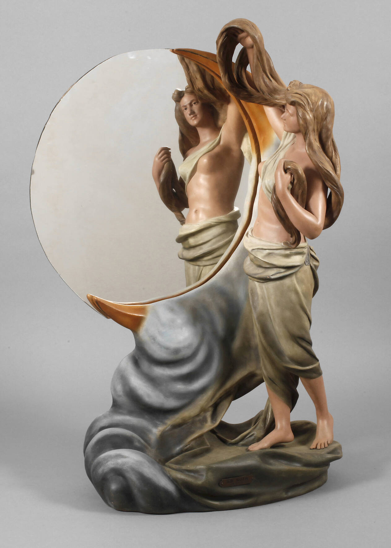 Großer Salonspiegel "Der Abend"